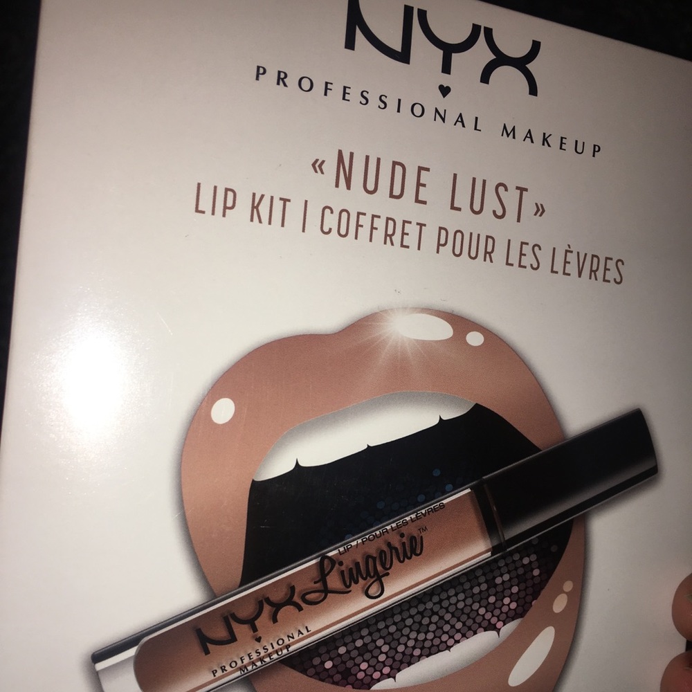3 Nude Lust Nyx Lingerie Lip Gloss Matte Finish